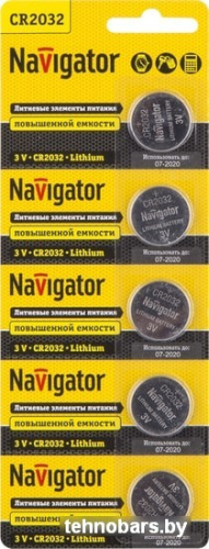 Батарейки Navigator CR2032 5 шт. NBT-CR2032-BP5 фото 3