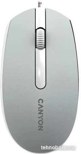 Мышь Canyon M-10 (серый/белый) фото 3