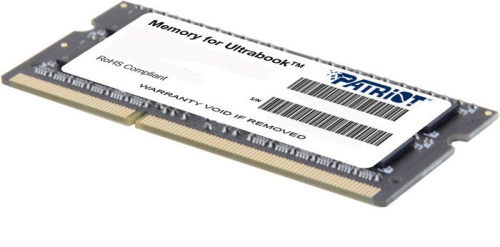Оперативная память Patriot Memory for Ultrabook 4GB DDR3 SO-DIMM PC3-12800 (PSD34G1600L81S) фото 5