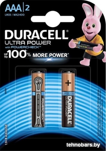Аккумуляторы DURACELL AAA Ultra Power 2 шт. фото 3