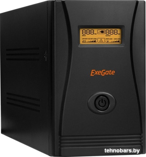 Источник бесперебойного питания ExeGate SpecialPro Smart LLB-1000.LCD.AVR.C13.RJ.USB фото 3