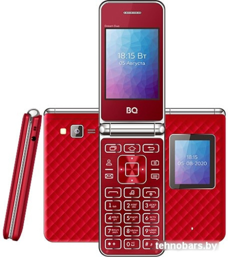 Смартфон BQ-Mobile BQ-2446 Dream Duo (красный) фото 4
