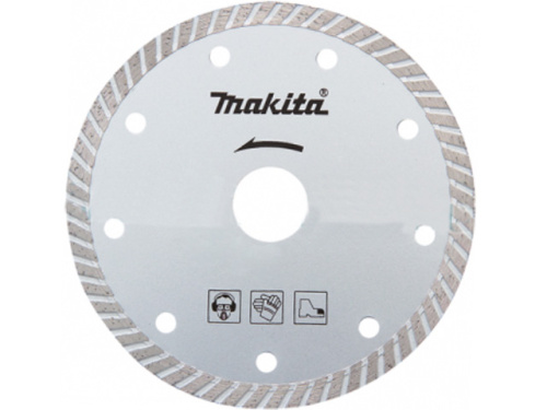 Алмазный круг 125х22 мм по бетону Turbo MAKITA (сухая резка) B-28014