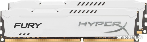 Оперативная память Kingston HyperX Fury White 2x8GB KIT DDR3 PC3-12800 (HX316C10FWK2/16) фото 3