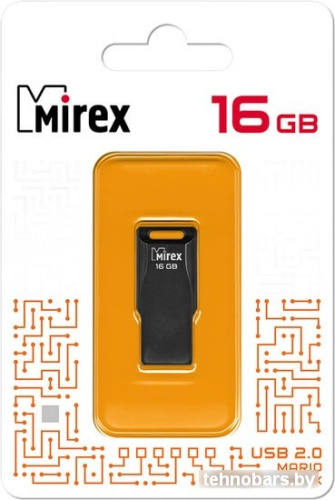 USB Flash Mirex Mario 16GB (черный) фото 4