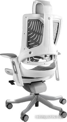 Кресло UNIQUE Wau 2 Elastomer (белый/серый) фото 4