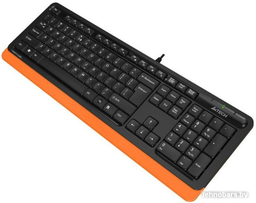 Клавиатура A4Tech Fstyler FK10 (черный/оранжевый) фото 4