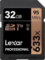 Карта памяти Lexar Professional 633x SDHC LSD32GCB633 32GB