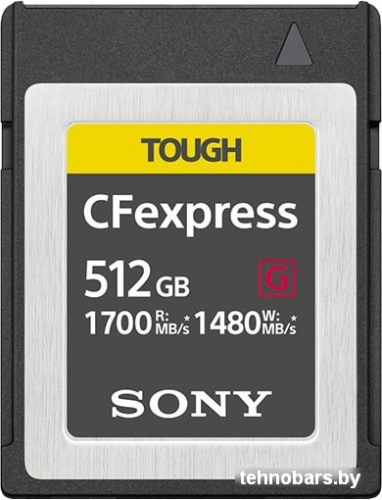 Карта памяти Sony CFexpress Type B CEB-G512 512GB фото 3