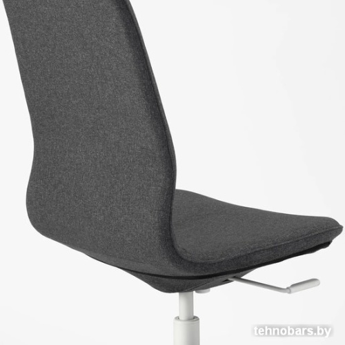 Кресло Ikea Лонгфьелль 693.862.31 (гуннаред темно-серый/белый) фото 4