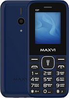 Кнопочный телефон Maxvi C27 (синий)