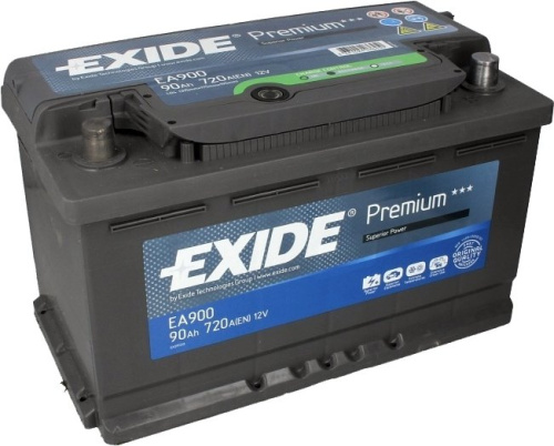 Автомобильный аккумулятор Exide Premium EA900 (90 А·ч) фото 3