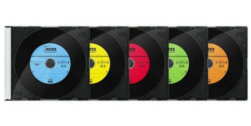 CD-R диск Mirex 700Mb Mirex MAESTRO (Vinyl) 52x slim 5 шт. UL120120A8F