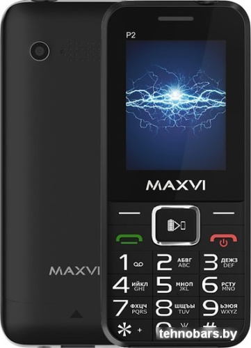 Мобильный телефон Maxvi P2 (черный) фото 3