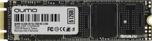 SSD QUMO Novation 3D TLC 512GB Q3DT-512GPGN-M2 фото 3