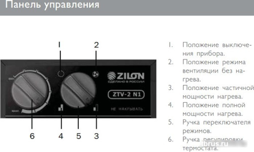 Тепловая пушка ZILON ZTV-2 NI фото 6