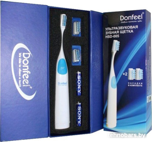 Электрическая зубная щетка Donfeel HSD-005 (голубой) фото 5