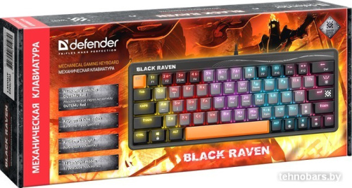 Клавиатура Defender Black Raven GK-417 45416 фото 4