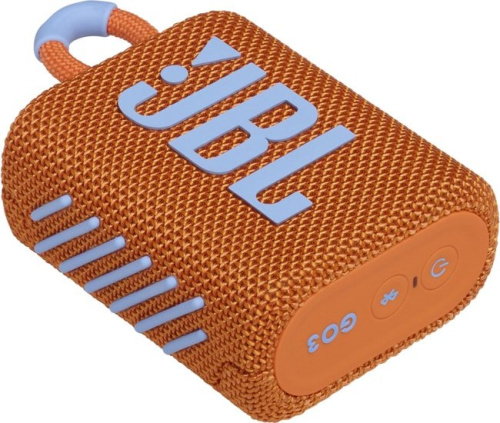Беспроводная колонка JBL Go 3 (оранжевый) фото 5