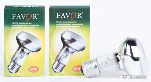 Лампа накаливания Favor R63 E27 40 Вт 8105010 фото 5