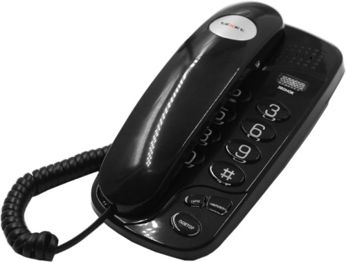 Проводной телефон TeXet TX-238 (черный) фото 3