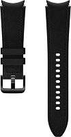 Ремешок Samsung Hybrid Leather для Samsung Galaxy Watch4 (20 мм, M/L, черный)