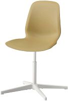 Офисный стул Ikea Лейф-арне 493.049.67 (оливково-зеленый/бальсбергет белый)