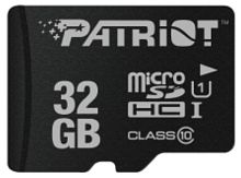 Карта памяти Patriot MicroSDHC LX Series PSF32GMDC10 32GB