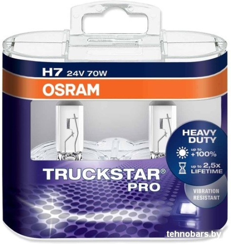 Галогенная лампа Osram H7 Truckstar Pro 2шт [64215TSP-HCB] фото 3