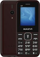 Кнопочный телефон Maxvi C27 (коричневый)
