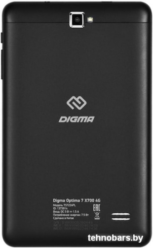 Планшет Digma Optima 7 X700 TS7224PL 4G (черный) фото 5