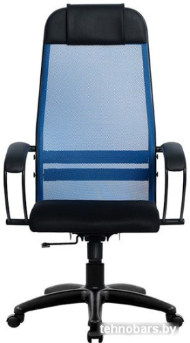 Кресло Metta SU-1-BP Комплект 11, Pl тр/сечен (резиновые ролики, синий) фото 4