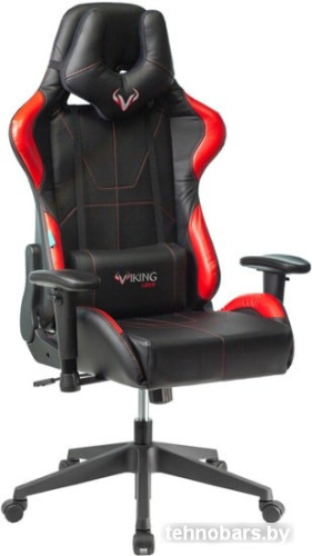 Кресло Бюрократ Viking 5 Aero (черный/красный) фото 3