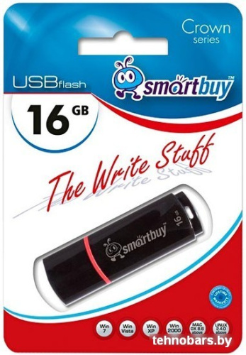 USB Flash Smart Buy Crown 16Gb Black (SB16GBCRW-K) фото 4