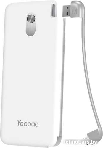 Портативное зарядное устройство Yoobao S10K microUSB (белый) фото 3