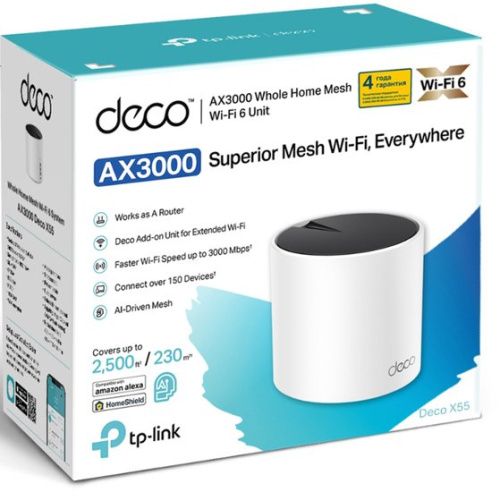 Wi-Fi роутер TP-Link Deco X55 фото 4