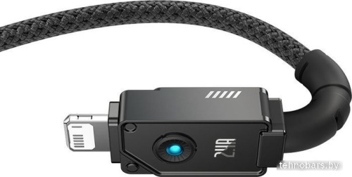 Кабель Baseus Unbreakable Series USB Type-A - Lightning (1 м, черный) фото 5