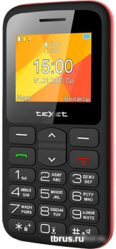 Мобильный телефон TeXet TM-B323 (черный/красный) фото 6