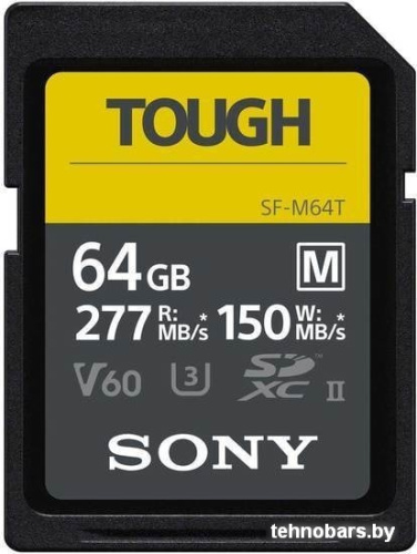Карта памяти Sony SF-M Tough SDXC 64GB фото 3