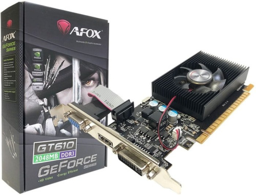 Видеокарта AFOX GeForce GT 610 2GB DDR3 AF610-2048D3L7-V6 фото 4