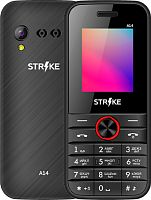 Кнопочный телефон Strike A14 (черный/красный)