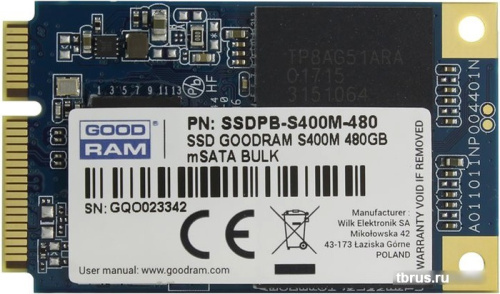 SSD GOODRAM S400M 480GB SSDPB-S400M-480 фото 3