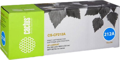 Картридж CACTUS CS-CF212A (аналог HP LaserJet 131A (CF212A))