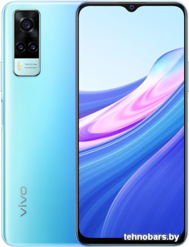 Смартфон Vivo Y31 4GB/128GB международная версия (голубой океан) фото 3