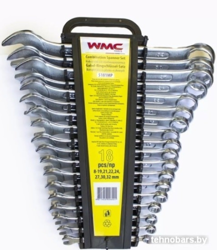 Набор ключей WMC Tools 5181MP (18 предметов) фото 4