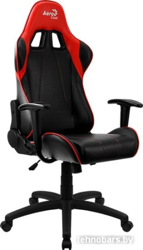 Кресло AeroCool AC100 AIR (черный/красный) фото 5