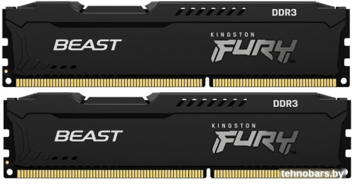 Оперативная память Kingston FURY Beast 2x8GB DDR3 PC3-14900 KF318C10BBK2/16 фото 4
