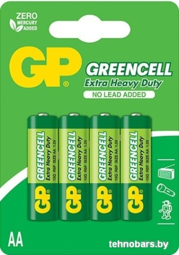 Батарейки GP Greencell AA 4 шт. фото 3