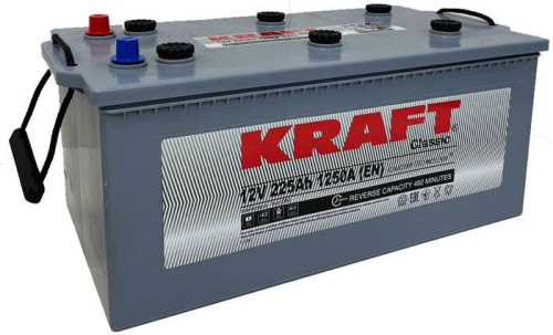 Автомобильный аккумулятор KRAFT Classic 225 (3) евро (225 А·ч)