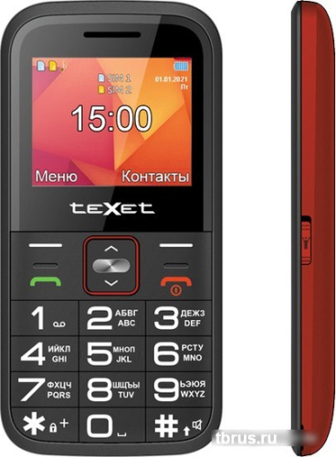 Мобильный телефон TeXet TM-B418 (красный) фото 4